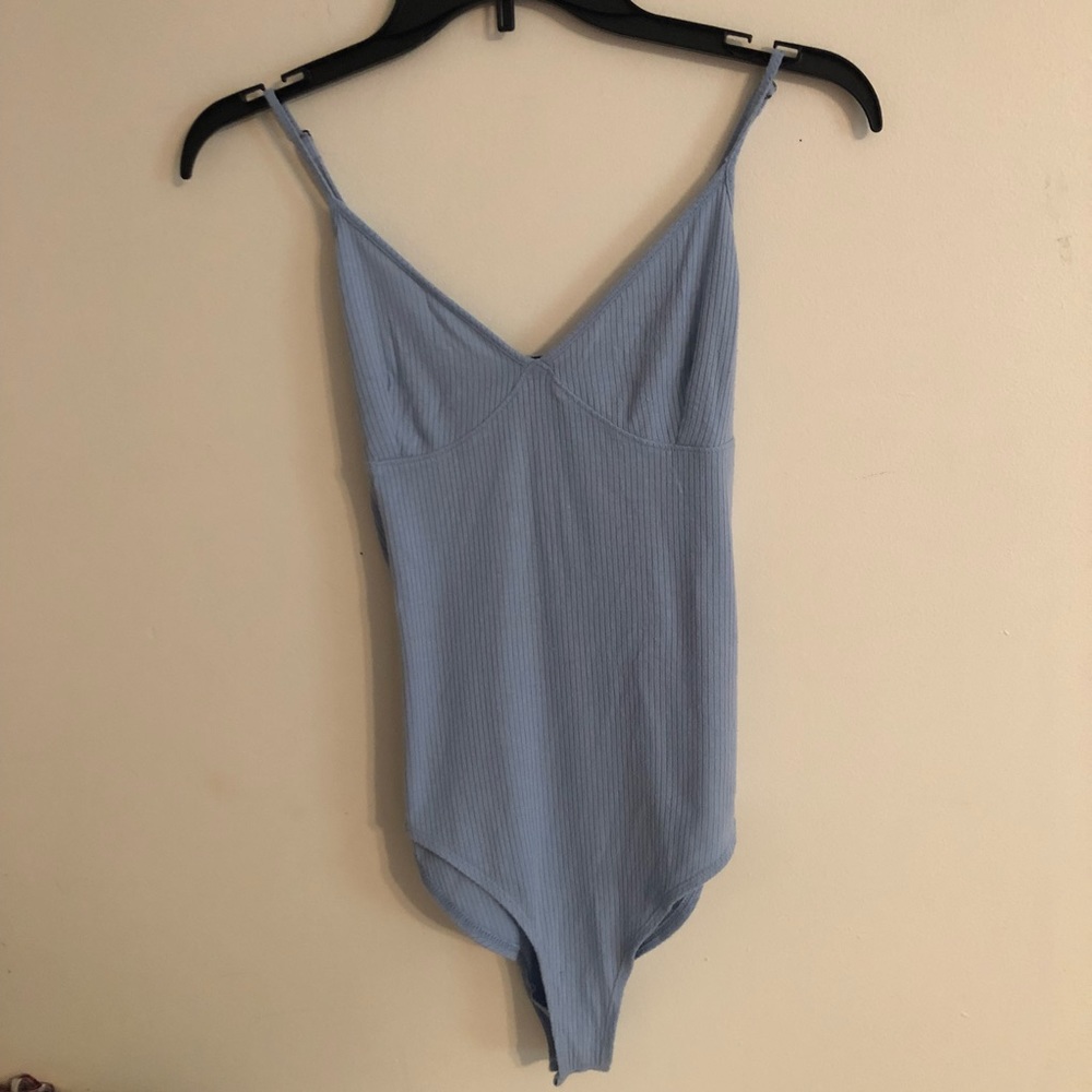 Light blue bodysuit